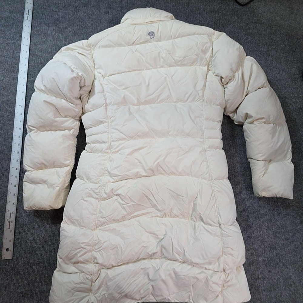 Mountain Hardwear Coat Womens Small White Puffer Long Full Zip Insulated Warm - Picture 7 of 9